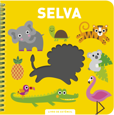 Selva - Livro de estêncil