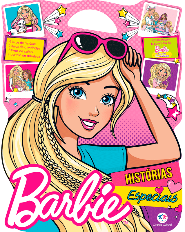 Livro Barbie 365 Atividades E Desenhos Para Colorir Ciranda