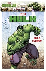 Hulk - Ler e colorir com Giz